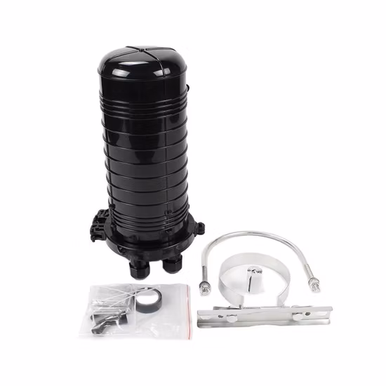 2 Entrance 2 Exit dome type vertical fttx fiber optical splice closure fiber optic splice closure price