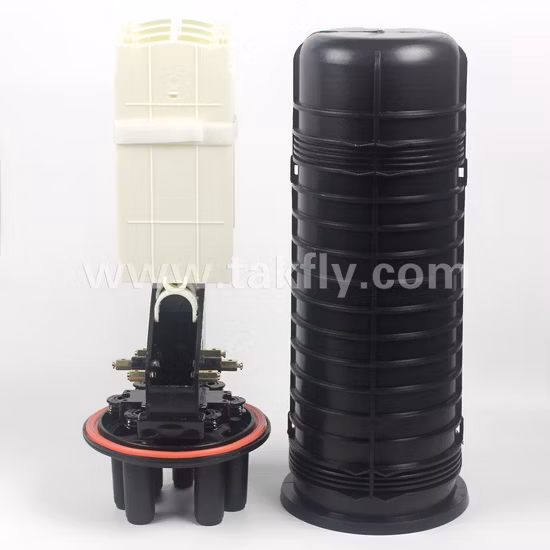 6 Ports Vertical Dome Type Fiber Optic Splice Closure