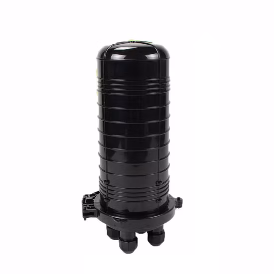 2 Entrance 2 Exit dome type vertical fttx fiber optical splice closure fiber optic splice closure price