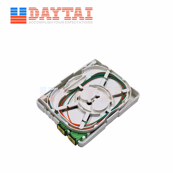 Wall Mounted 2 Ports Fiber Optic Terminal Box for FTTH