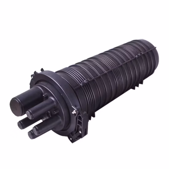 2 in 2 out Vertical Dome Type 24 / 48 / 96 Core Fiber Optic Splice Closure